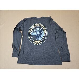 Columbia Cotton Hunting Gear PHG Long Sleeve T Shirt Gray MENS Large